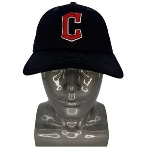 New Era Cleveland Guardians 9FORTY Adjustable Hat Navy MLB Baseball Cap